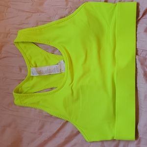 Lime fabletics bra L